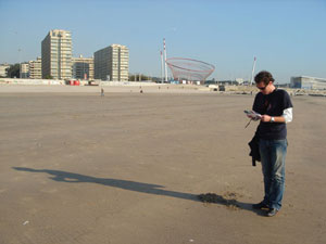 GPS Drawings on Matosinhos beach